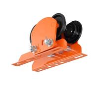 Chariot de levage électrique manuel - Chariot de grue - Chariot portable avec double roues - Largeur réglable - Équipement de levage - Construction industrielle - Maison - Garage - Atelier - Robuste