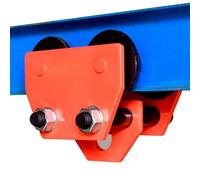 Chariot de levage for poutres droites et courbes, réglable manuellement, avec double porte-poutres, for pont élévateur de garage.(2200lbs)