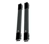 Chariot de Manutention à Roulettes Réglable pour Réfrigérateur, 1 Paire | Plateau en Acier au Carbone, Réglage 465 à 720mm, Hauteur 4cm, Noir Style Aléatoire