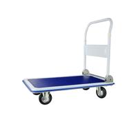Chariot de manutention AWTOOLS à 4 roues, plateforme 300 kg, 90 x 60 cm