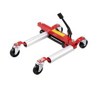 Chariot de Manutention de Voiture Charge 680 kg-VEVOR-Chariot Déplace Voiture Hydraulique-avec Roues Rotatives à 360 °