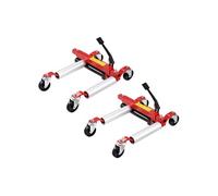 VEVOR Chariot de manutention pour voiture hydraulique 680 kg, lot de 2, roues 360°