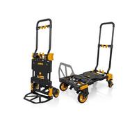 Chariot de manutention Diable Pliable Modulable 2 Positions Charge 137 kg Max Roues pivotantes