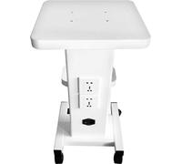 Chariot de maquillage Chariot à roulettes Trolley Chariot de travail Chariot de coiffure Chariot de service Chariot de salon Support de roue de beauté pour appareils cosmétiques avec socle pour salle 