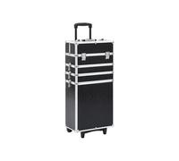 Chariot de Maquillage Mallette de Beauté Valise Cosmétique Trolley à Maquillage Stockage Organisateur Boîte Sac Roulant Aluminium 91817