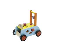 Vilac Chariot de marche en bois Boîte à forme multi-activités 3 en 1 V