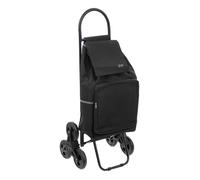 Chariot de marché 6 roues ""Nomade"" avec poche isotherme intégrée Atmosphera - Noir