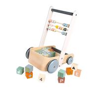 Janod Sweet Cocoon Cart With Abc Blocks Multicolore 12 Months-4 Years Enfants