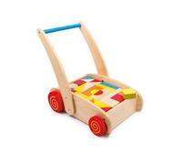 Chariot De Marche En Bois À Roulettes Avec Jeu De