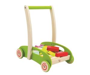 Chariot de Marche & Cubes Hape® - Jouets en bois bébé