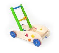 Chariot De Marche En Bois Avec Des Éléments Colorés LxPxH 490x300x430mm NEUF