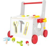 Chariot de marche en bois multifonction