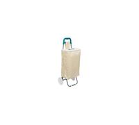 ENTRE TEMPS - Chariot de courses Sh8542 - Isotherme, compartiment aluminisé - Blanc Taille M