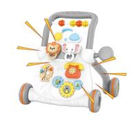 Chariot de Marche Jouet Support d'Éveil Musical Interactif à Roues | Support de Maintien Debout Enfant pour Interaction Parent-Enfant Entraînement Maison Salon Chambre Intérieur Jardin Temps en