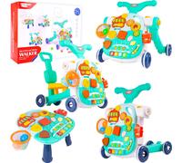 Chariot de marche Malplay avec un panneau didactique 3in1 | Trotteur | dès la naissance | Vert