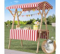 Chariot de marché mobile pour fermiers, support portable pour hot-dog avec roulettes, stand de nourriture de rue multifonctionnel pour gâteau, café, fleurs, cigarettes et parfum