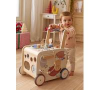 Chariot de marche musical en bois FSC® avec freins bois TU