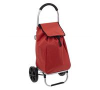 Chariot de marché pliable 2 roues Alu Atmosphera - Rose Nacarat