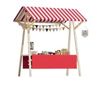 Chariot De Marché Portable, Chariot De Restauration Ambulant Pliable, Idéal Pour Les Stands De Restauration Dans Les Marchés Nocturnes/Stands De Desserts(Orange,150cm/59.1in)