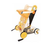 Small Foot 11737 Chariot de Marche Toucan en Bois avec système de freinage et Options de Jeu polyvalentes, pour Les Enfants à partir de 1 an