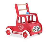 Vilac Chariot de marche Camion de pompiers avec freins Rouge