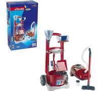 Chariot de Ménage avec Aspirateur Électronique Seau avec Système d'Essorage