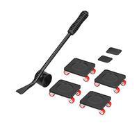 Chariot de Meubles, Outil de déplacement de Meubles Lourds, Chariot Mobile en Acier Inoxydable avec Roues rotatives à 360 ° pour déplacer Un canapé et Un lit Robustes