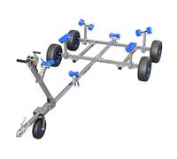 Chariot de mise à l'eau remorque à main remorque portuaire remorque pour bateau chariot de bateau SUPROD XTR-L360R-W1-TA Ø 420 mm