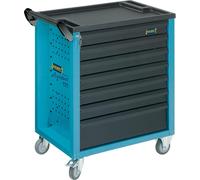 Chariot de montage 177-7 L780xP498xH915mm 300 kg 7 tiroirs acierbl.HAZET