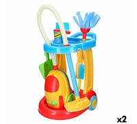 Chariot de nettoyage avec accessoires PlayGo 30,5 x 67 x 37 cm 2 pièces