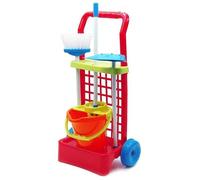 Tachan - Chariot de Nettoyage en boîte - Comprend Divers Accessoires - Couleur Rouge - Pas Besoin de Montage - Dimensions 56 x 30 x 19 cm (CPA Toy Group 778T00696)