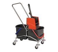 Chariot de nettoyage Seau 2 x 17l et presse STA VERMOP