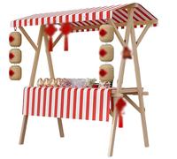 Chariot de nourriture pliable à vendre - Crème glacée, Hot Dog, Candy & Dessert - Chariot léger avec roulettes - Coloré et portable, taille L