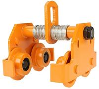 Chariot de palan Chariot Porte Palan expédier en acier inoxydable chariot pour palan 1t Largeur et inclinaison réglables, pour petites machines de levage manuelles entrepôts garages 23 × 23,5 × 15,5cm