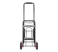 Milestone Camping 25180Milestone 25180 Chariot 50 kg Idéal pour Le Camping, la pêche et Les Festivals Facile à Ranger Robuste et Durable Milestone Pliable Noir Mixte Adulte