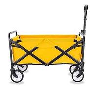 Chariot de pêche pliable - Chariot utilitaire pour le camping, la plage et le jardin - Remorque pliante pour un transport facile et des achats - Chariot d'extérieur portable