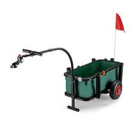 Chariot de pêche Vert Noir 1600 x 500 x 800 mm Charge 50 kg Remorque d
