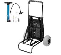 Chariot de plage avec grandes roues pour le sable-VEVOR-porte-bagages 510x370mm-74,8kg, hauteur 690 à 1140mm, pour plage, camping