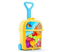 Chariot de plage - MOLTO - Molto - 10 accessoires - Jaune - Pour enfants à partir de 3 ans
