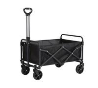 Chariot de Pliable Jusqu'à 300 kg, Chariot d'extérieur avec Roues, Chariots de Jardin, Chariots de Transport et Chariot de Plage, Chariot de Courses Pliable pour Plage, Camping, Peche (Grand)
