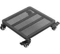 Chariot de Pot de Plante carré Robuste avec Roues, Dolly Industriel de Stand de Fleur de métal pour Jardin intérieur extérieur, Chariot en Fer Robuste avec Freins, mouvements faciles Grands Pots