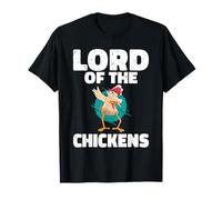 Chariot de Poulet Lord of The Chickens Chicken Whisperer T-Shirt