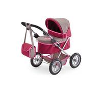 Bayer Design 13078AA Poussette Landau pour Poupée Trendy, réglable, Pliable, Sac à bandoulière