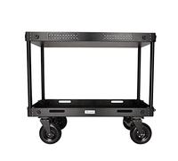 Chariot de Production vidéo PROAIM Victor V1.1 48" pour caméra. Capacité de Charge jusqu'à 200 kg - Étagère supérieure réglable en Hauteur et roulettes à Blocage en Queue d'aronde (VCTR-V1-48)