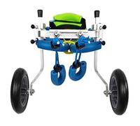 Chariot de promenade pour chien en fauteuil roulant pour pattes arrière, voiture assistée pour entraînement de réadaptation pour animaux de compagnie, équipement de marche en chaise roulante