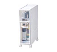 Chariot de rangement à roulettes avec tiroirs pour organiser les petits espaces - Solution d'armoire de cuisine et de salle de bain