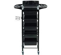 Chariot De Rangement À Roulettes, Chariot Multifonctionnel Pour Salon De Coiffure, Chariot À Outils De Coiffure À 5 Tiroirs Avec Supports Pour Appareils, Idéal Pour Les Salons De Coiffure, Les Barbie