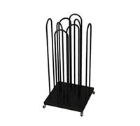 Chariot de Rangement empilable for cintres, Chariot de Rangement au Sol, for magasins de vêtements, buanderies, Peut contenir Environ 120 cintres(Black)