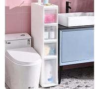 Chariot de rangement haut et étroit pour salle de bain, nizer vertical avec 6 tiroirs en plastique de grande capacité, chariot à tiroirs fin sur roulettes, utilitaire peu encombrant pour la maison