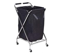 Chariot de rangement mobile avec roulettes universelles - Chariot de service à roulettes pour salon de beauté, hôtel et salon de coiffure - Housse amovible pour le rangement du linge sec et des